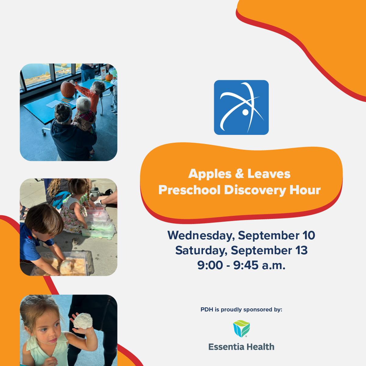 Apples and Leaves Preschool Discovery Hour1