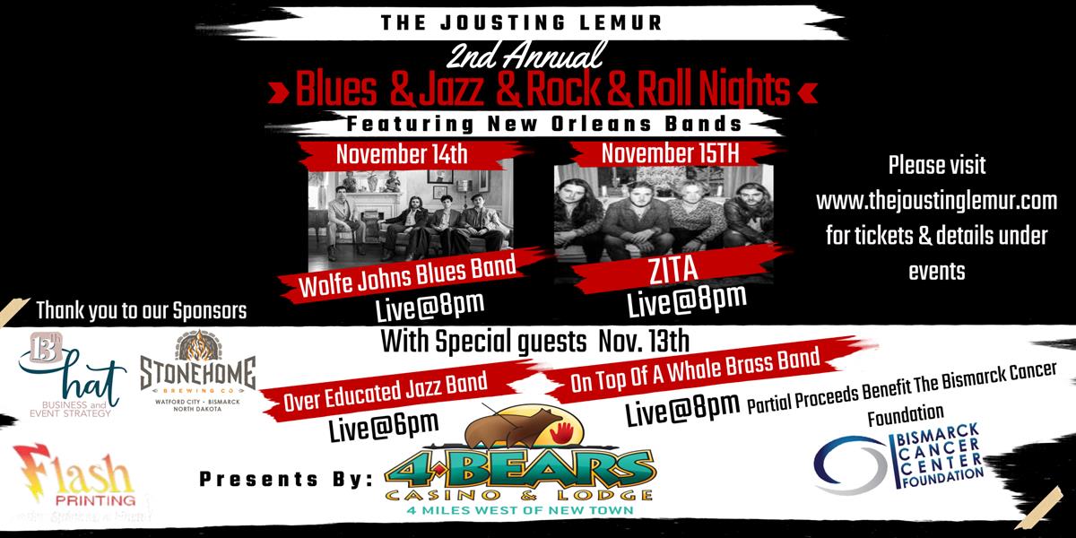 2nd Annual Blues, Jazz & Rock & Roll Nights: NOV 13-15