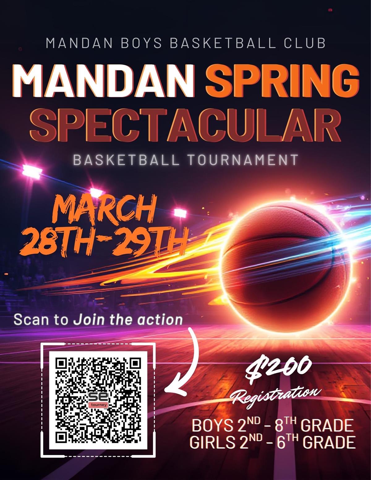 Mandan Boys Basketball Club Spring Spectacular: MAR 28 & 29