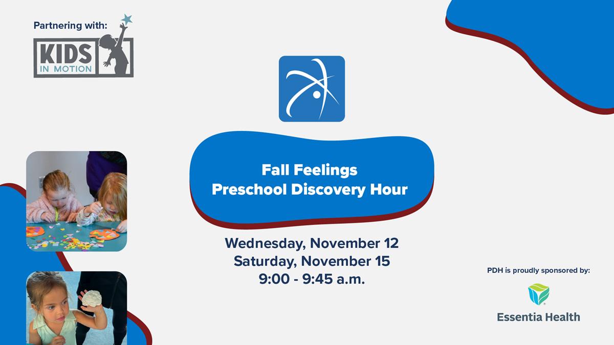 Fall Feelings Preschool Discovery Hour
